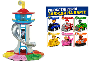 Игрушка Офис щенок патруль база спасателей 6 цуценят  у наборі фото
