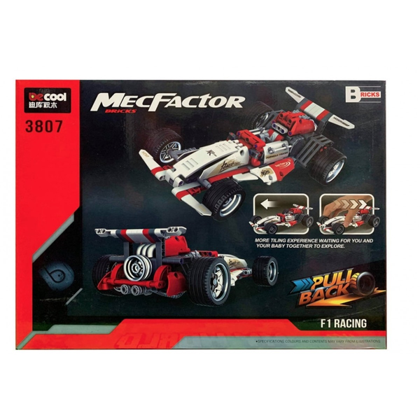 Конструктор DеСooL Technic MecFactor Формула F1 3807 377 деталей фото