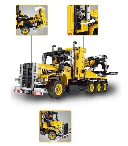 Конструктор Technic Вантажівка з лебідкою і крюком, 1250 деталей, Mould king 17011 фото