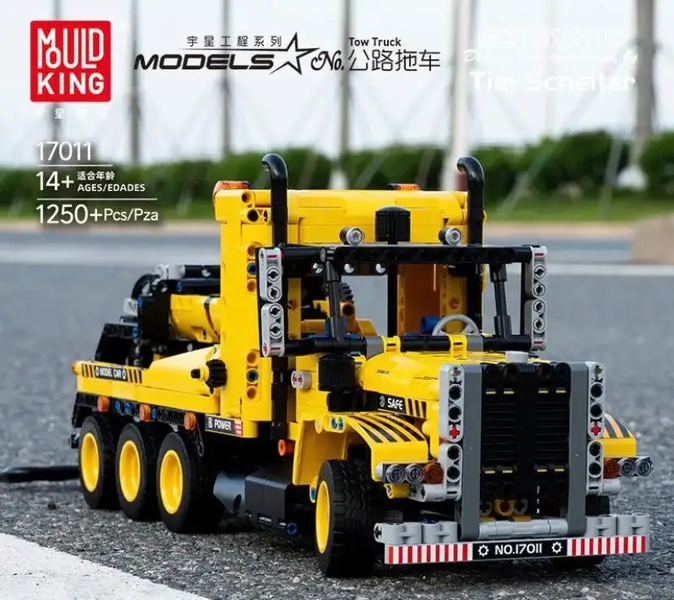 Конструктор Technic Вантажівка з лебідкою і крюком, 1250 деталей, Mould king 17011 фото