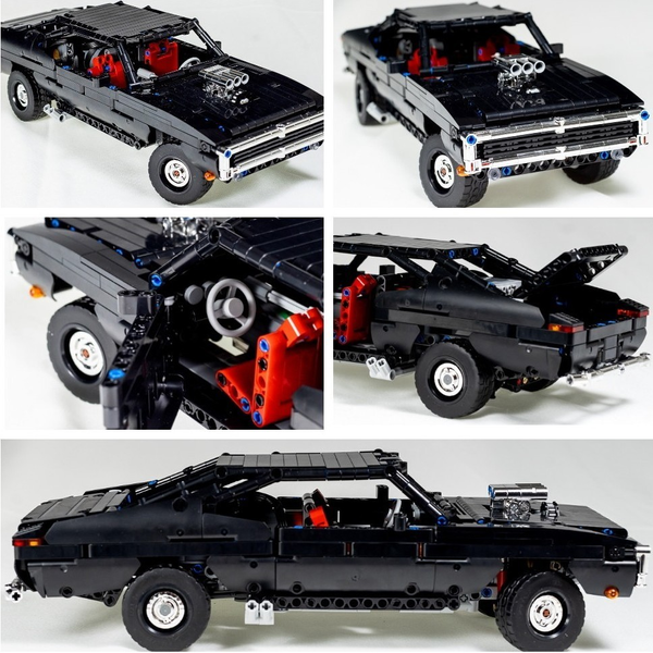 Конструктор MOULD KING Muscle Car Доминика Торетто на радиоуправлении 13081 (MOC 17750) 1098 деталей фото